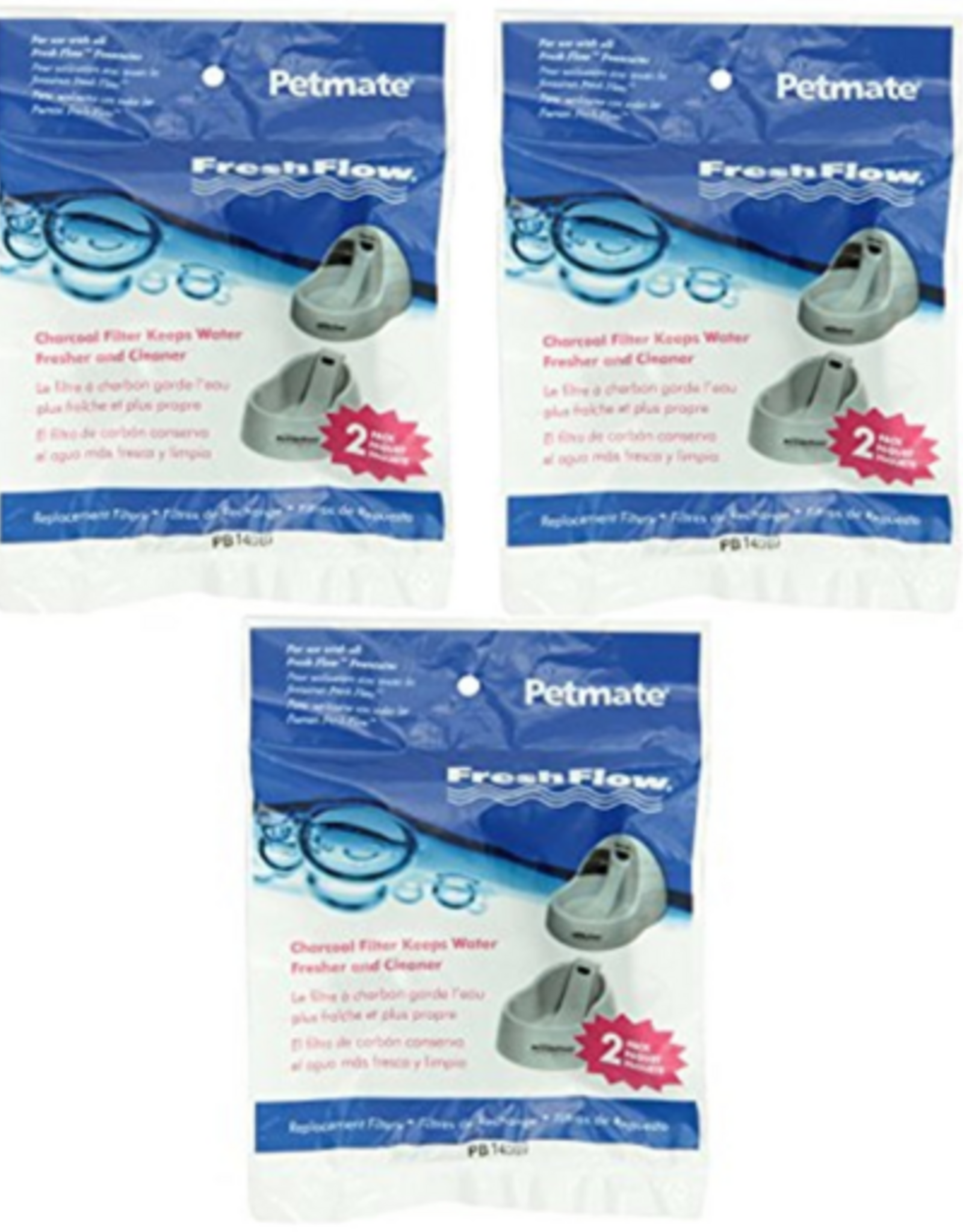 Petmate Petmate Fresh Flow Replacement Filters 2 Count