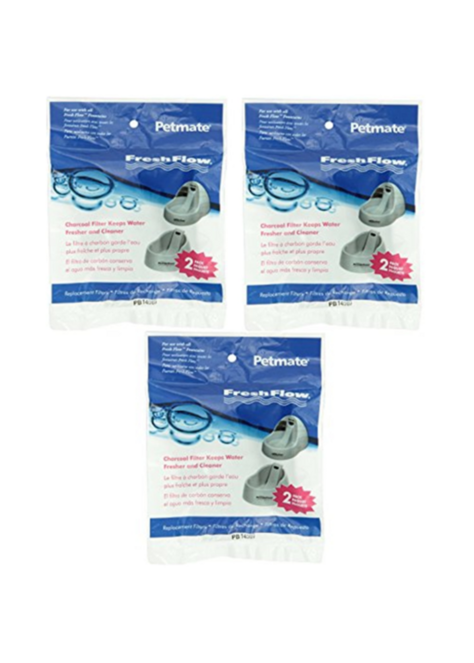 Petmate Petmate Fresh Flow Replacement Filters 2 Count