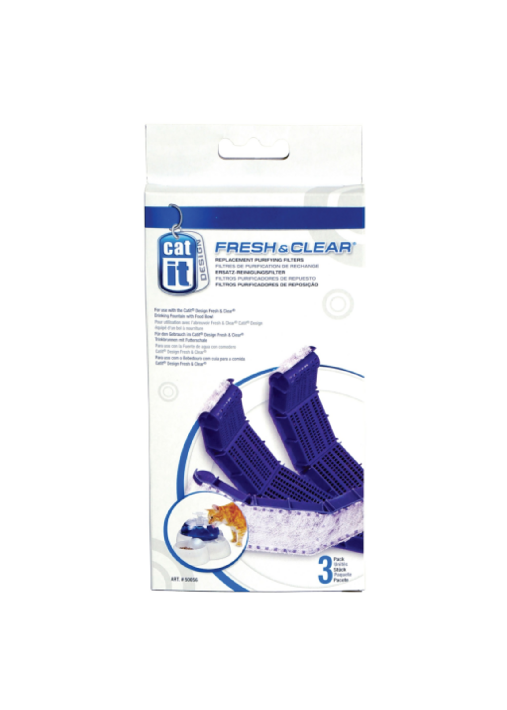 Catit Purifying Filter Replacement Cartridge 3 Pack