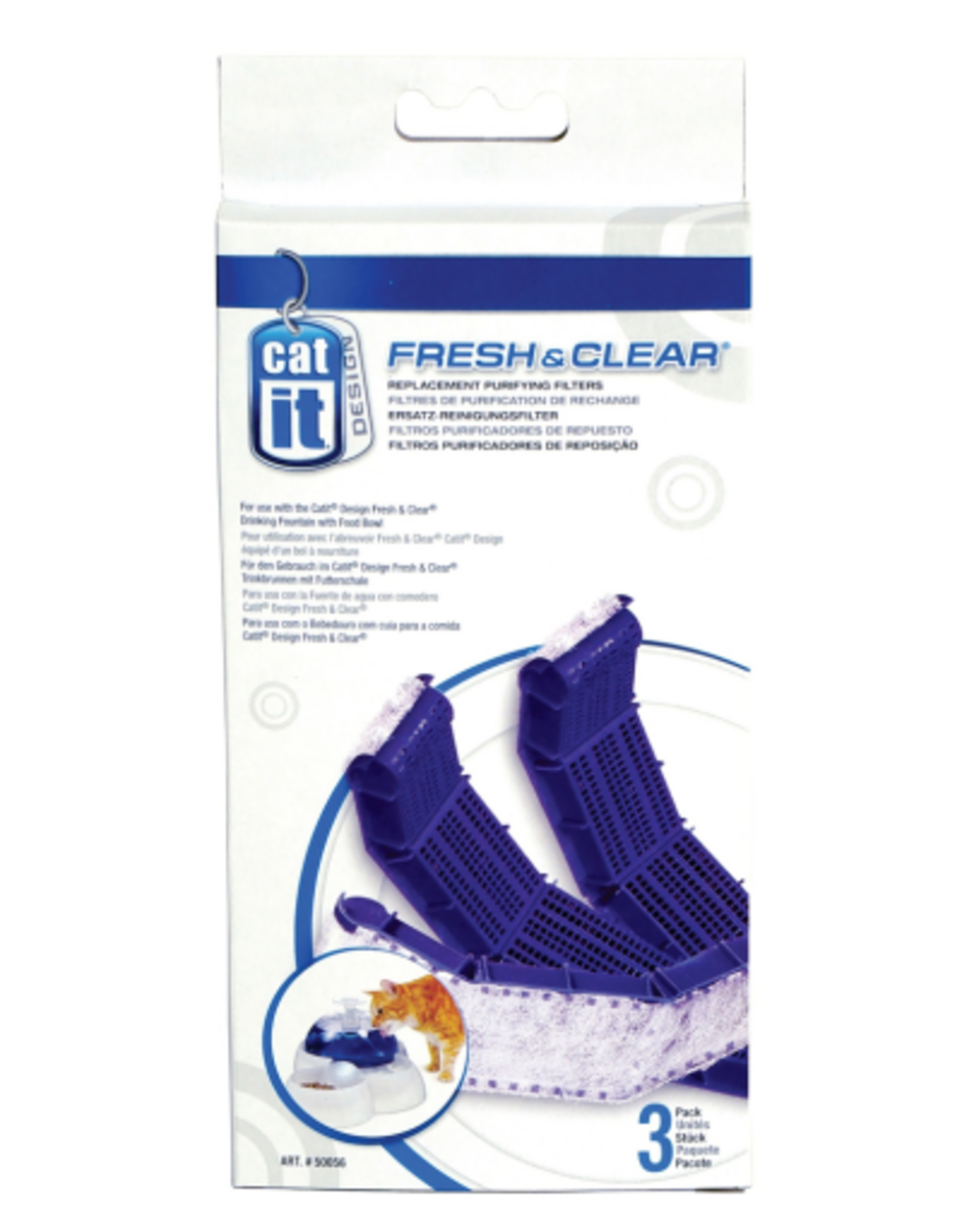 Catit Purifying Filter Replacement Cartridge 3 Pack