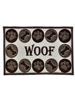Loving Pets Loving Pets Fashion Mat Woof Chenille Multi-Color