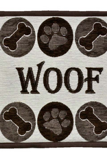 Loving Pets Loving Pets Fashion Mat Woof Chenille Multi-Color