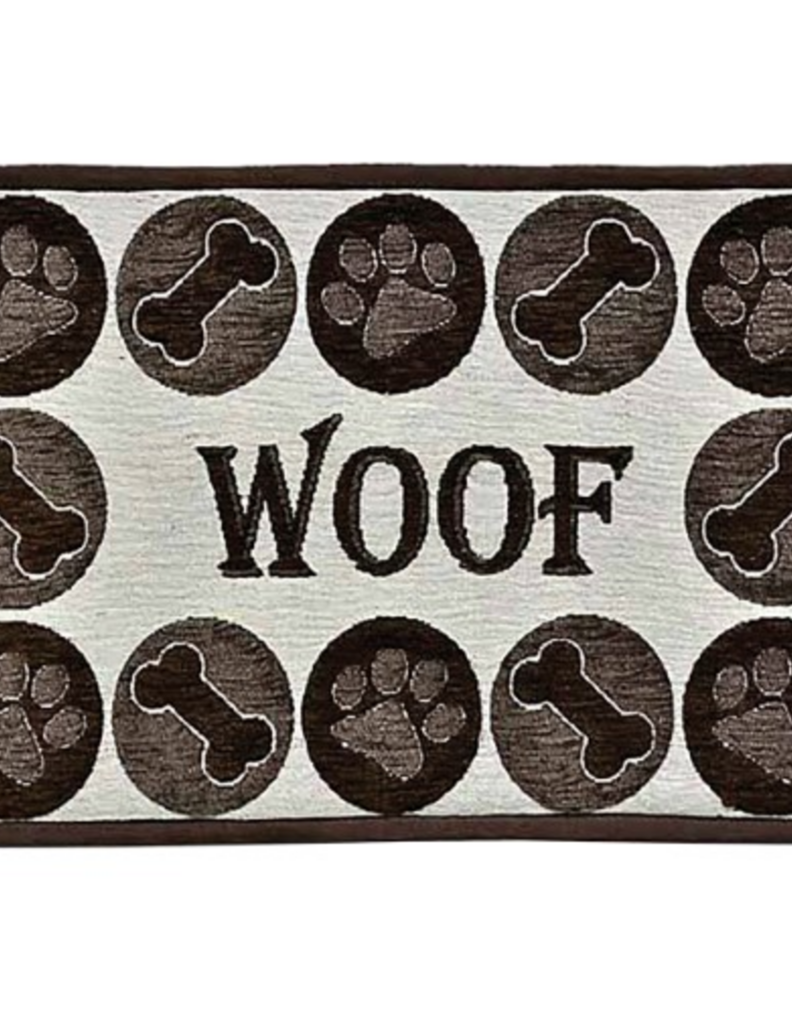 Loving Pets Loving Pets Fashion Mat Woof Chenille Multi-Color