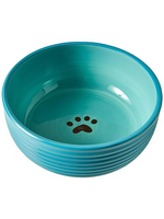 Ethical Pet Spot Elegance Dog Dish Aqua 7 in