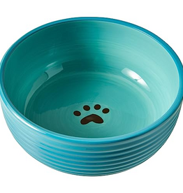 Ethical Pet Spot Elegance Dog Dish Aqua 7 in