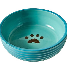 Ethical Pet Spot Elegance Dog Dish Aqua 5 in