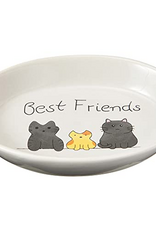 Ethical Pet Spot Best Friends Oval Cat Dish 6 in