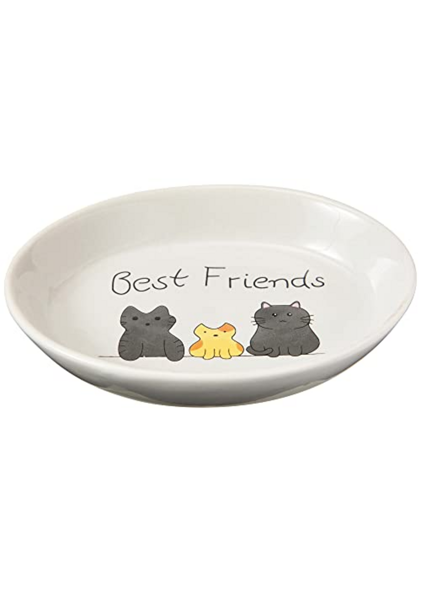 Ethical Pet Spot Best Friends Oval Cat Dish 6 in