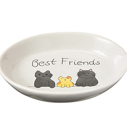 Ethical Pet Spot Best Friends Oval Cat Dish 6 in