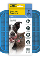 Pet Zone PET Zone Boredom Busters Delight Slow Feeder Licking Mat for Dogs & Cats  Small/Medium