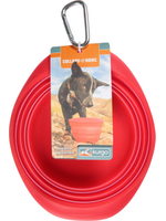 Kurgo Collaps-A-Bowl Includes Carabiner (24 oz  RED)