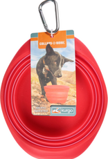 Kurgo Collaps-A-Bowl Includes Carabiner (24 oz  RED)