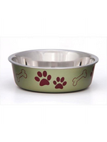 Loving Pets Loving Pets Metallic Dog Bowl Artichoke Large