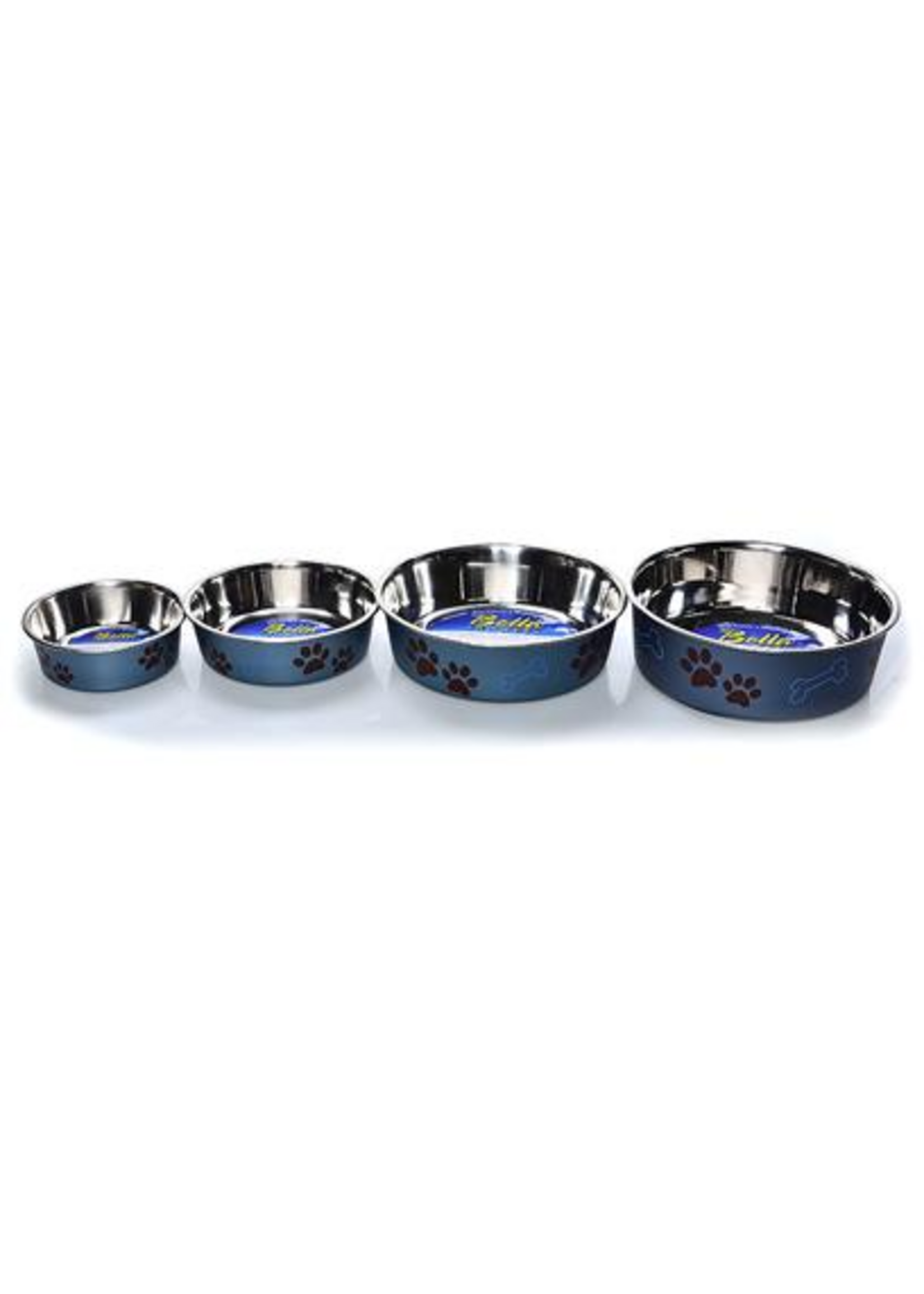 Loving Pets Loving Pets Metallic Dog Bowl Blueberry Medium