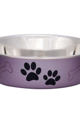 Loving Pets Loving Pets - Bella Bowls - Dog Food Water Bowl Large Grape Purple