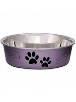 Loving Pets Loving Pets Bella Medium Dog Bowl Grape Metallic