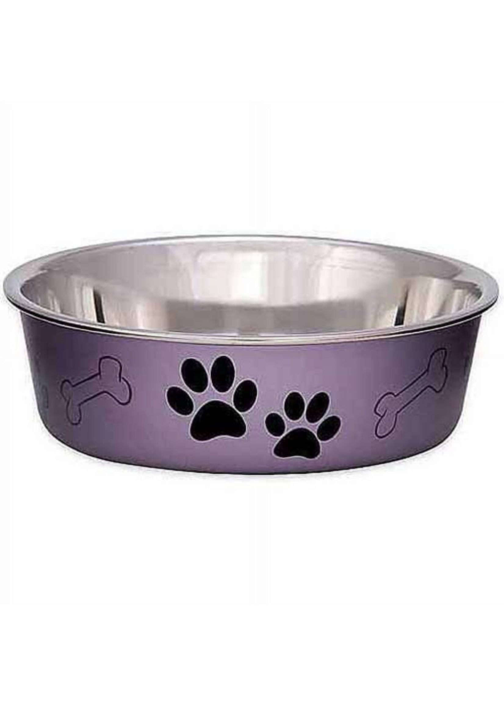 Loving Pets Loving Pets Bella Medium Dog Bowl Grape Metallic