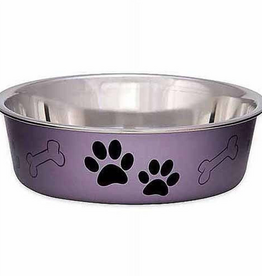 Loving Pets Loving Pets Bella Medium Dog Bowl Grape Metallic
