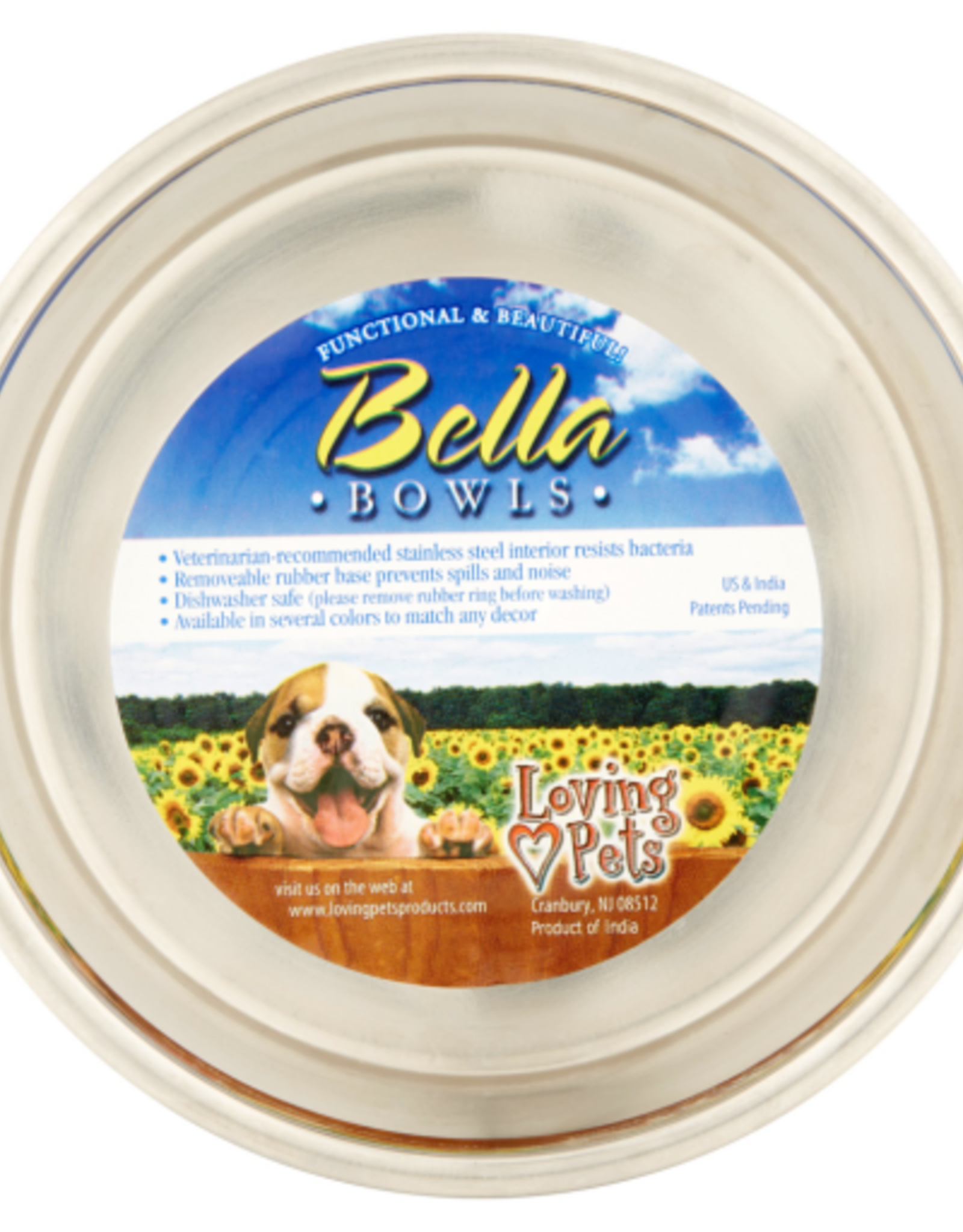 Loving Pets LOVING PET BOWL METALLIC Grape Small