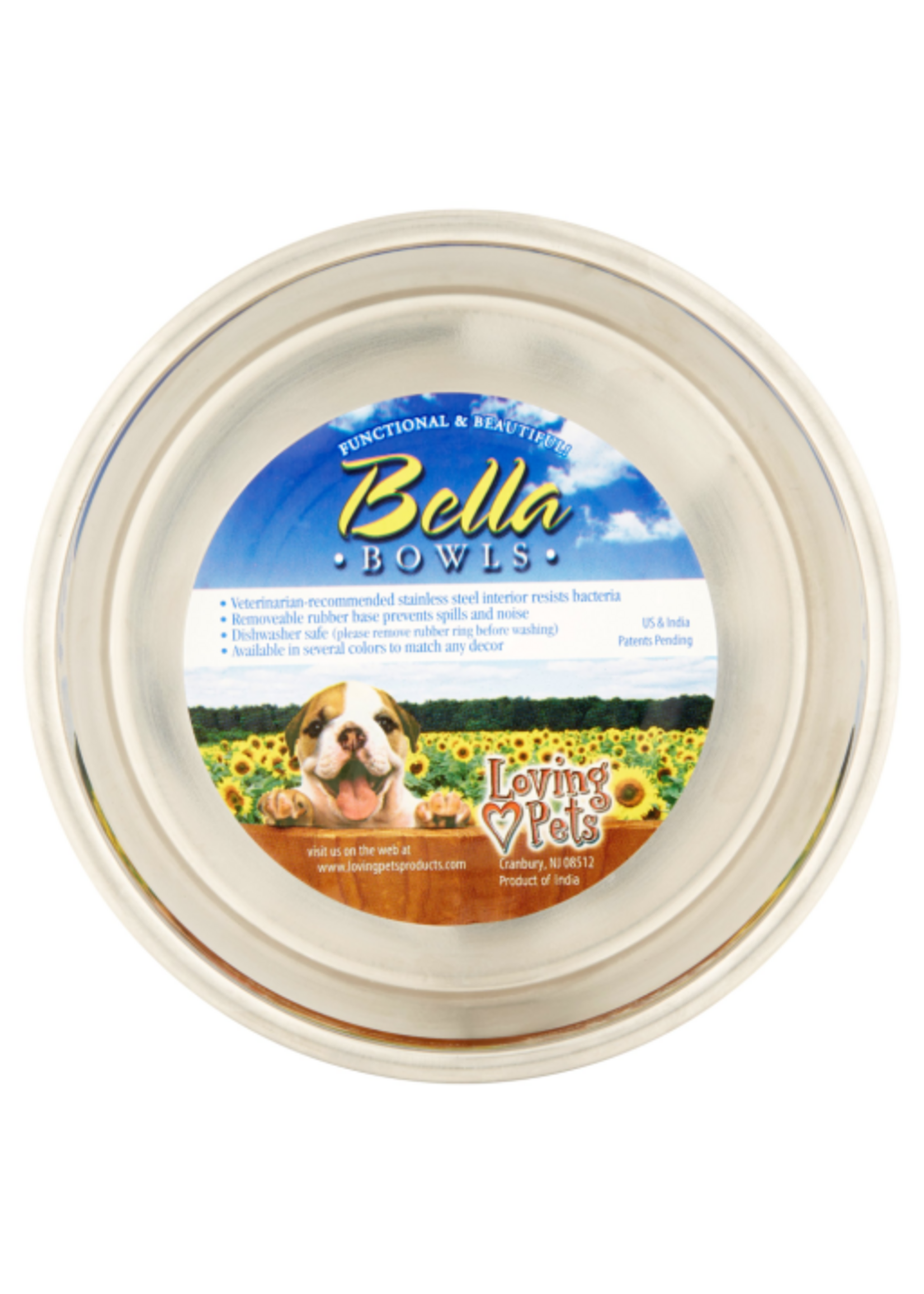 Loving Pets LOVING PET BOWL METALLIC Grape Small