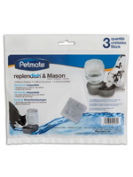 Petmate Petmate Replendish Charcoal Replacement Filters 3-Pack