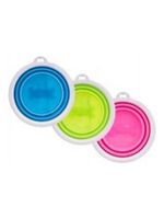 Petmate Petmate Assorted Collapsible Silicone 3 cups Pet Bowl