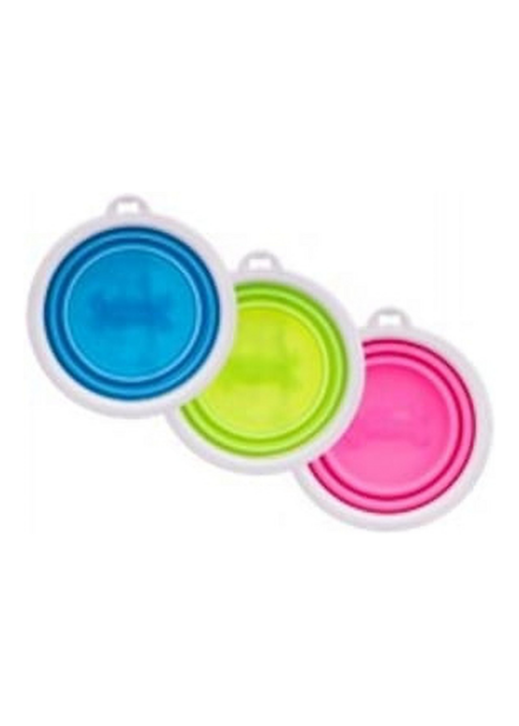 Petmate Petmate Assorted Collapsible Silicone 3 cups Pet Bowl