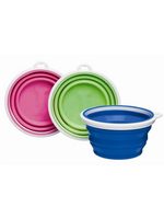 Petmate Bamboo Bam Travel Bowl Colors May Vary