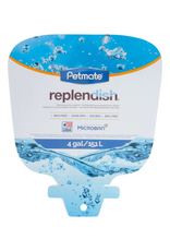 Petmate Petmate Replendish Gravity Pet Waterer with Microban for Cats and Dogs  4 Gallons  Blue