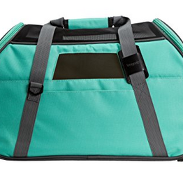 Coastal Pet Products Bergan Comfort Carrier - Cat and Dog Carrier - Heather Bermuda 19 X 10 X 13 Blue