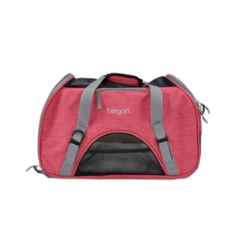 Coastal Pet Products Bergan Comfort Carrier - Cat and Dog Carrier - Heather Berry 19  x 10  x 13