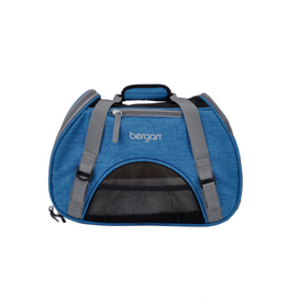Coastal Pet Products Bergan Comfort Carrier - Cat and Dog Carrier - Heather Bermuda 16  x 8  x 11