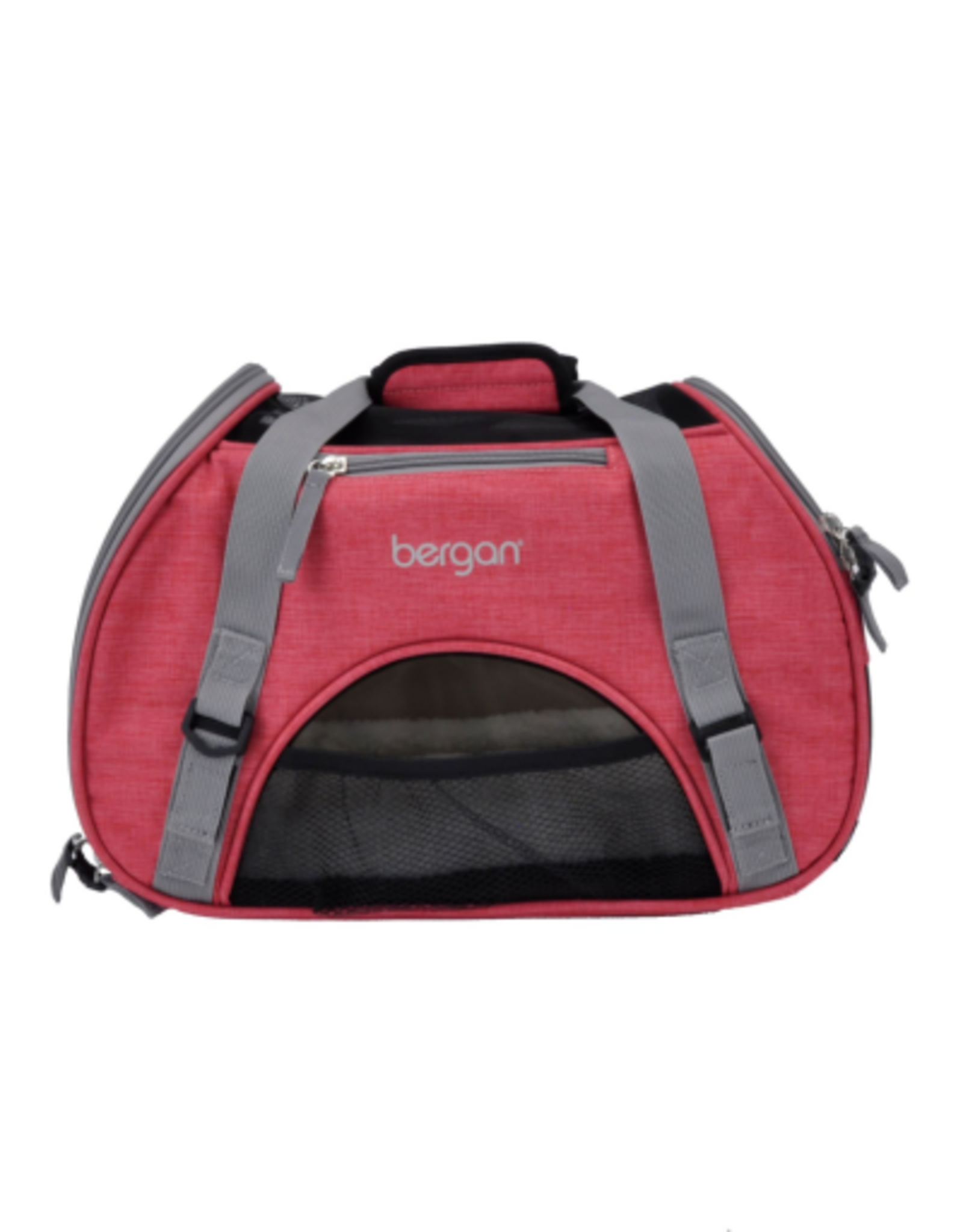 Coastal Pet Products Bergan Comfort Carrier - Cat and Dog Carrier - Heather Berry 16  x 8  x 11