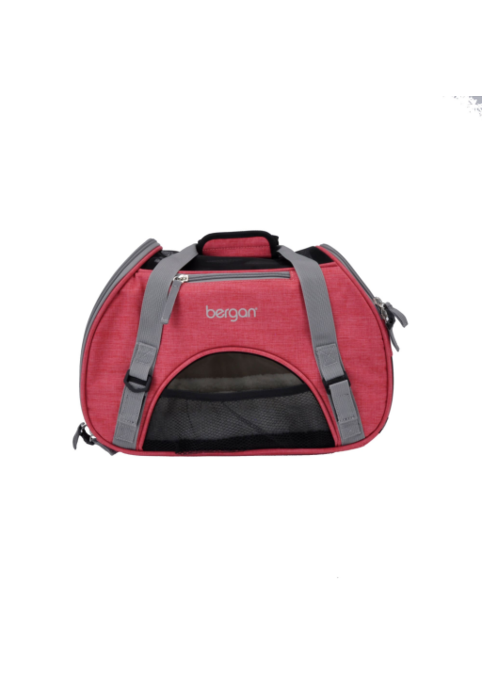 Coastal Pet Products Bergan Comfort Carrier - Cat and Dog Carrier - Heather Berry 16  x 8  x 11