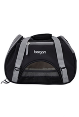 Coastal Pet Products Bergan Comfort Carrier - Cat and Dog Carrier - Black & Grey 16  x 8  x 11