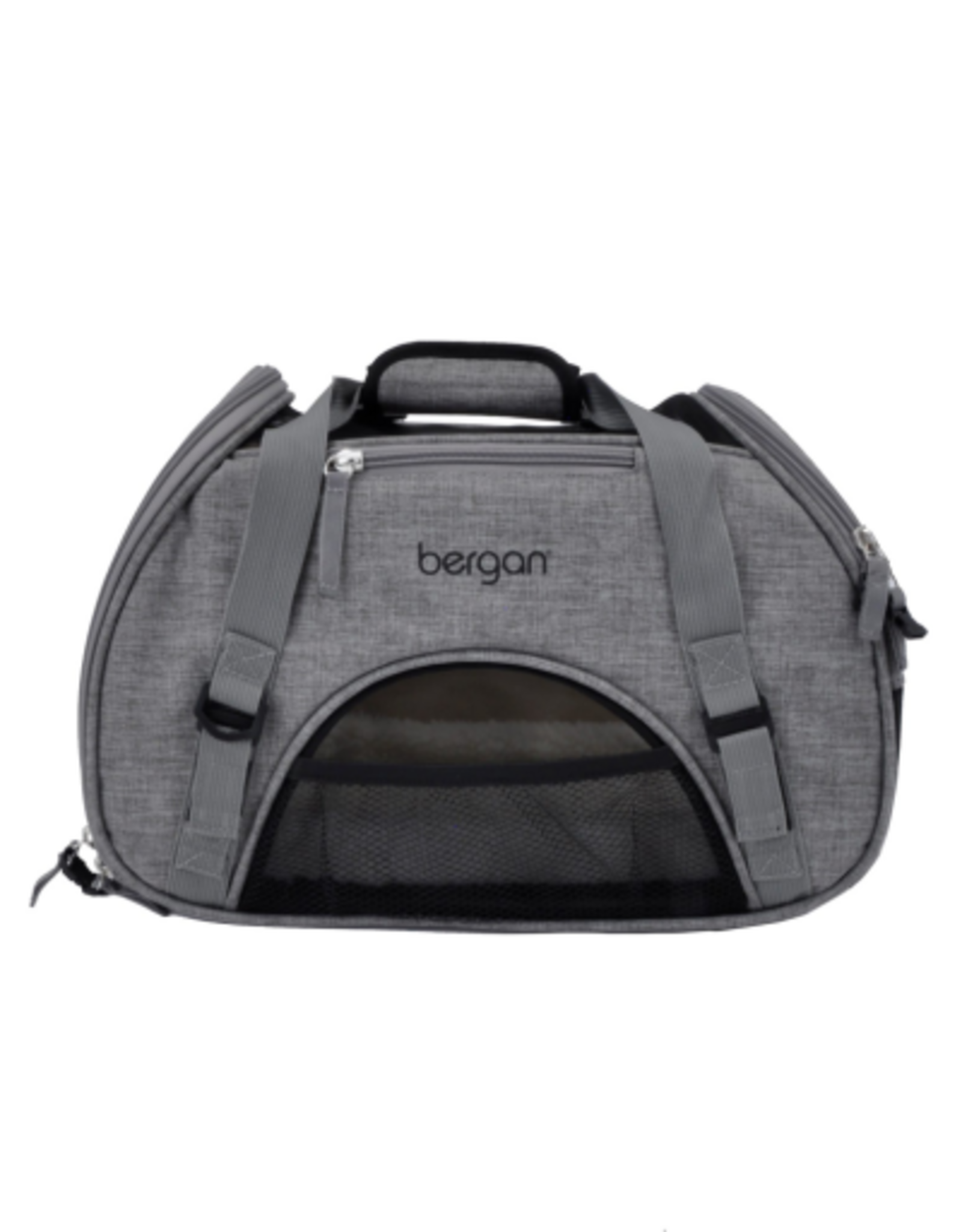 Coastal Pet Products Bergan Comfort Carrier - Cat and Dog Carrier - Heather Grey 16  x 8  x 11
