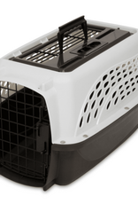 Petmate Petmate Two Door Top Load Small Travel Pet Kennel Pet Carriers for Dogs Up to 10 lb 19 in. White/COFFEE