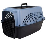 Petmate Petmate Two Door Top Load 24 inch Dog Kennel Travel Medium Pet Carrier for Pets Upto 15 lb  Blue