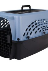 Petmate Petmate Two Door Top Load 24 inch Dog Kennel Travel Medium Pet Carrier for Pets Upto 15 lb  Blue
