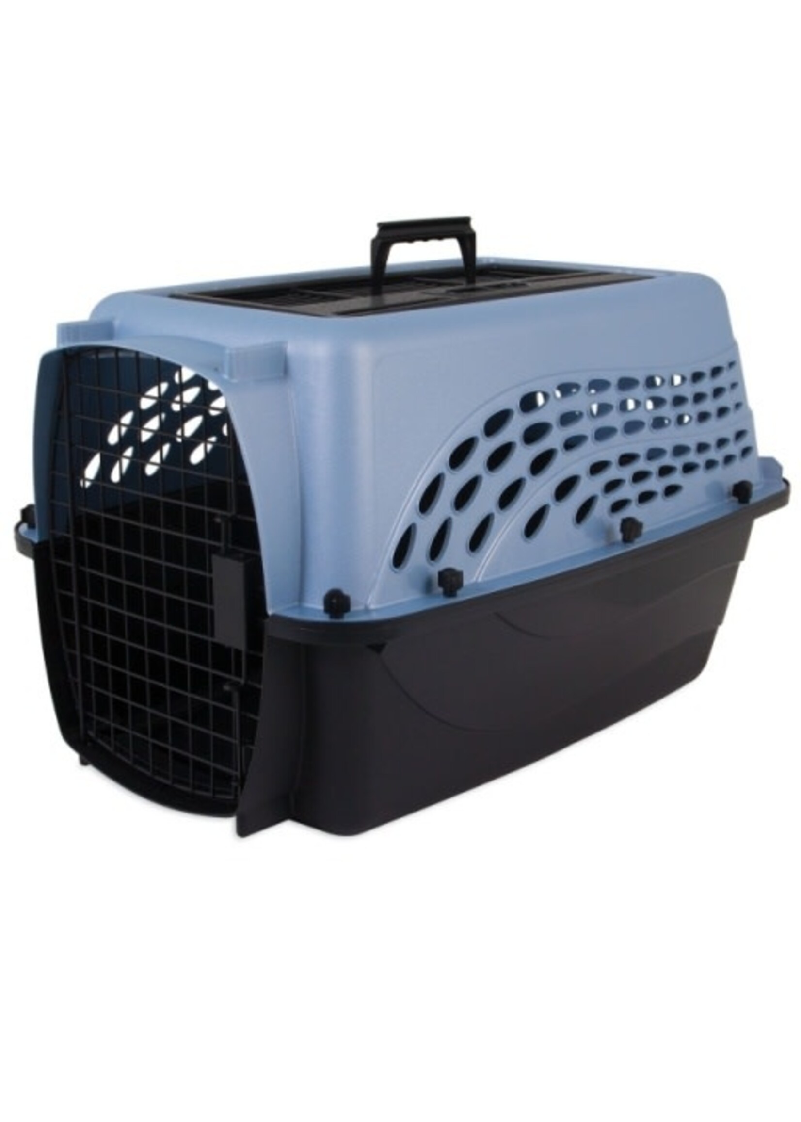 Petmate Petmate Two Door Top Load 24 inch Dog Kennel Travel Medium Pet Carrier for Pets Upto 15 lb  Blue