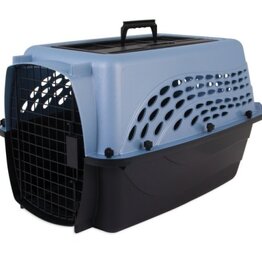 Petmate Petmate Two Door Top Load 24 inch Dog Kennel Travel Medium Pet Carrier for Pets Upto 15 lb  Blue