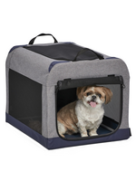 MidWest Midwest Canine Camper Soft Tent Dog Crate Gray, 24 inch