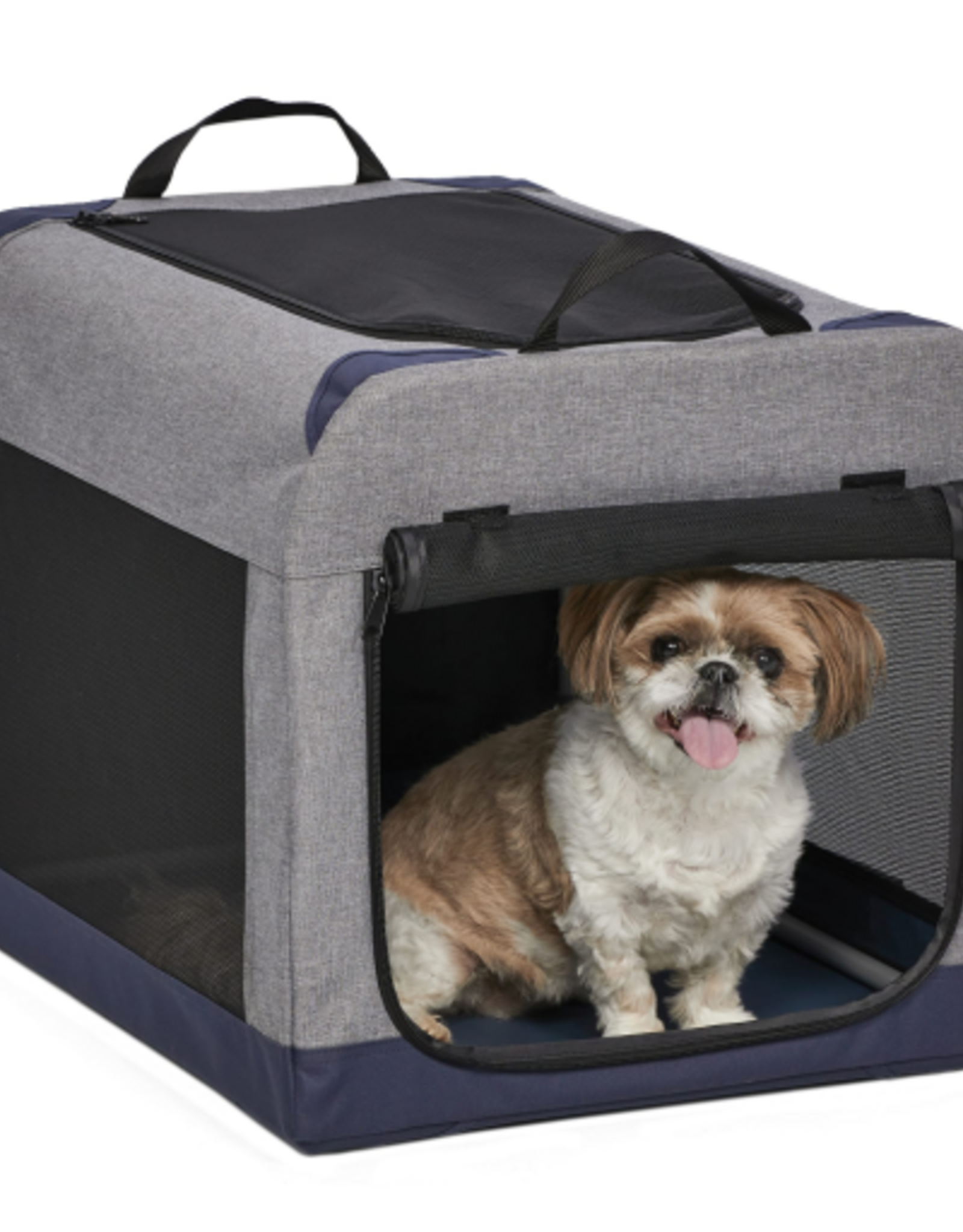 MidWest Midwest Canine Camper Soft Tent Dog Crate Gray, 24 inch