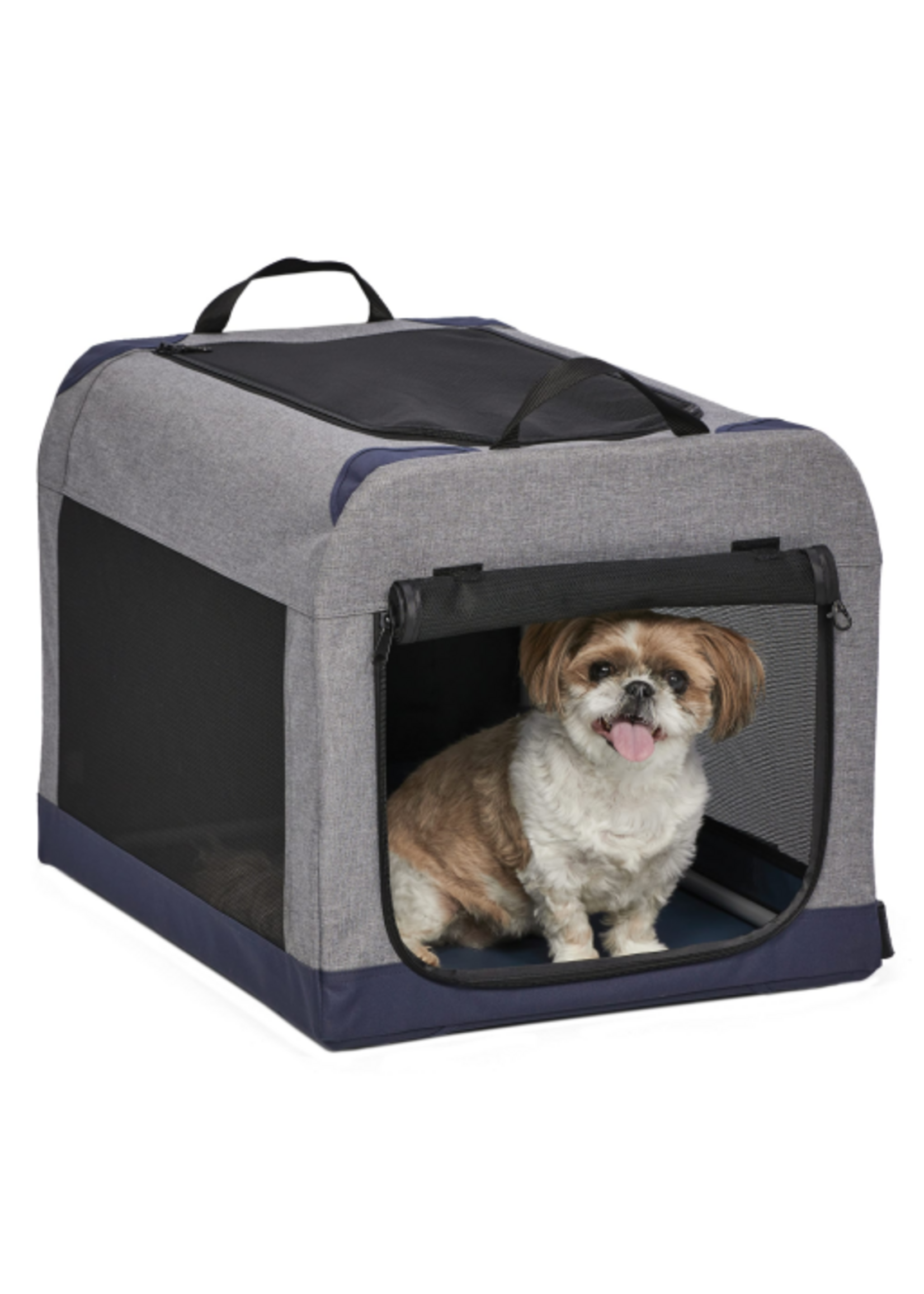 MidWest Midwest Canine Camper Soft Tent Dog Crate Gray, 24 inch