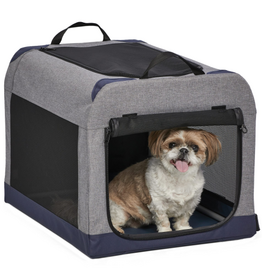 MidWest Midwest Canine Camper Soft Tent Dog Crate Gray, 24 inch