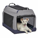 MidWest Midwest Gray Canine Camper Soft Tent Dog Crate, 30.32 L X 20.16 W X 19.49 H, Medium