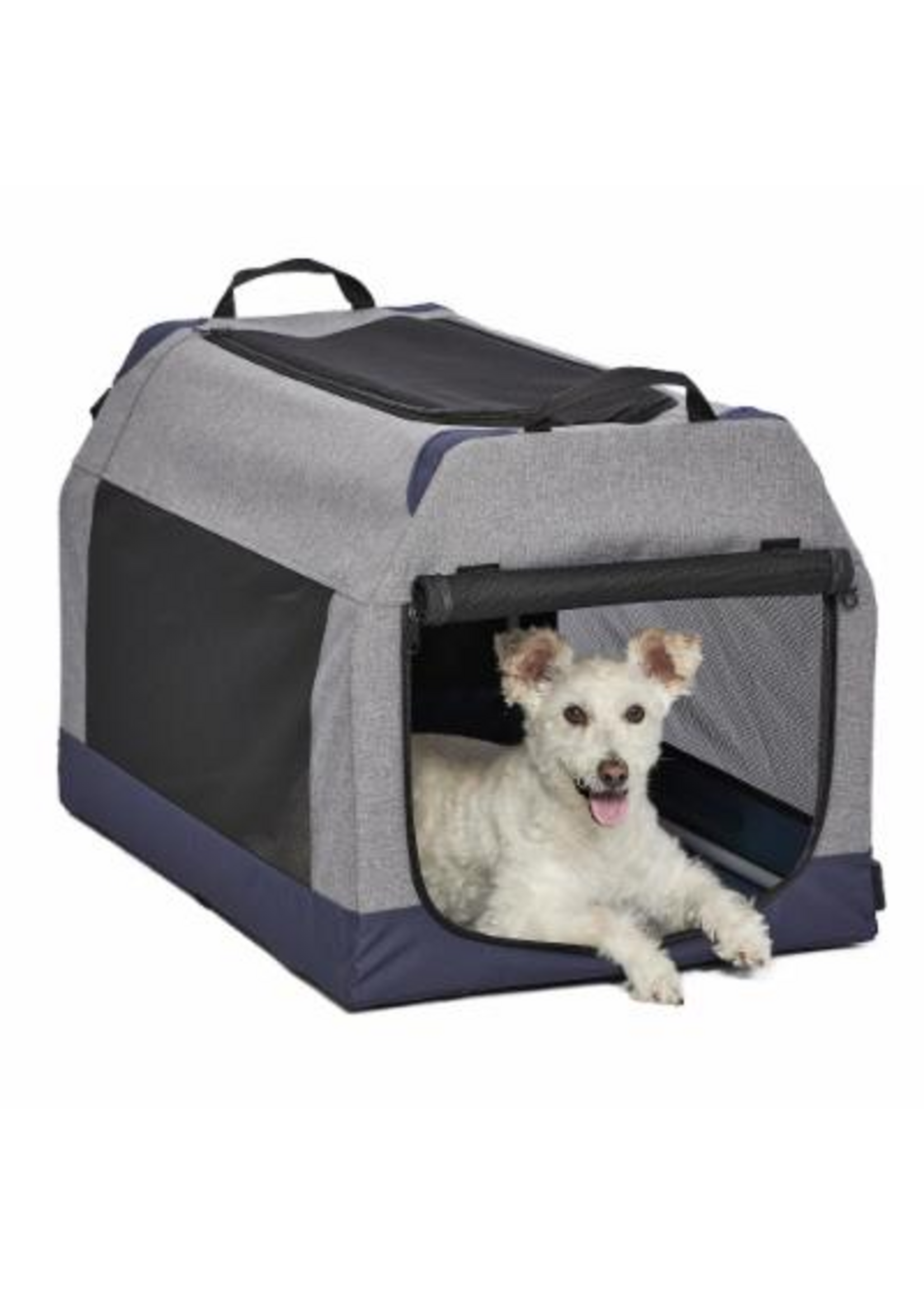 MidWest Midwest Gray Canine Camper Soft Tent Dog Crate, 30.32 L X 20.16 W X 19.49 H, Medium
