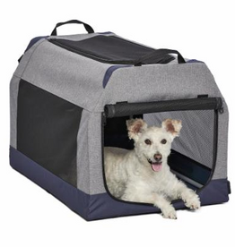 MidWest Midwest Gray Canine Camper Soft Tent Dog Crate, 30.32 L X 20.16 W X 19.49 H, Medium