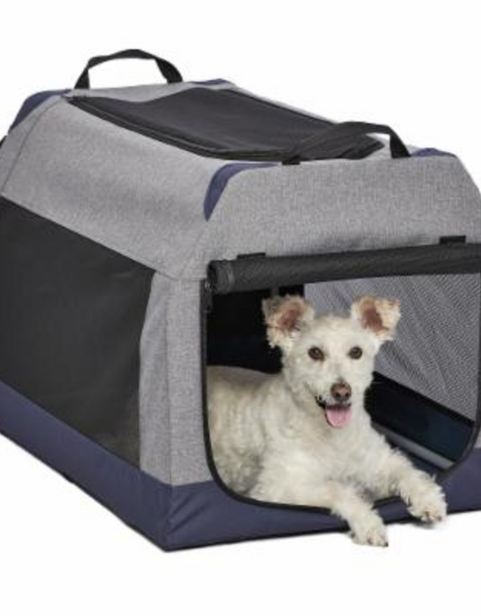 MidWest Midwest Gray Canine Camper Soft Tent Dog Crate, 30.32 L X 20.16 W X 19.49 H, Medium