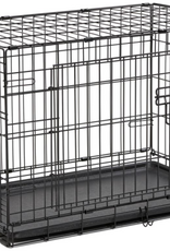MidWest Midwest Contour Double Door Folding Dog Crate, Medium, Black 30 X 19 X 21